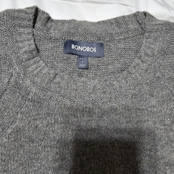 Bonobos Wool & Linen Blend Mixed Texture Crewneck Sweater, Unisex, EUC! - Picture 5 of 10